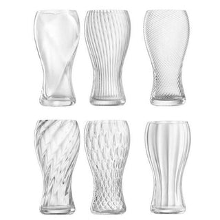 Nason Moretti Marilyn set 6 beer glasses in Murano glass - Buy now on ShopDecor - Discover the best products by NASON MORETTI design